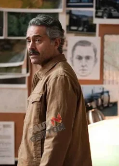 Big Sky Season 2 (Mark Lindor) Omar Metwally Brown Cotton Jacket