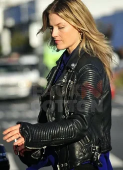 BIKER ALI LARTER BLACK LEATHER JACKETS