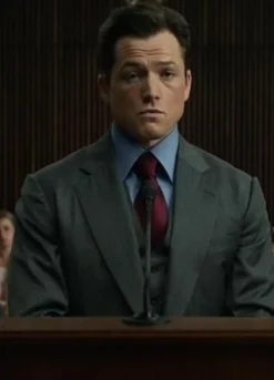Black Bird S01 James Keene (Taron Egerton) Grey Coat