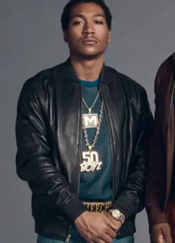 Black Mafia Family Demetrius Flenory Jr. Leather Jacket