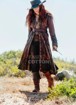 Black Sails Season 3 Anne Bonny Leather Coat