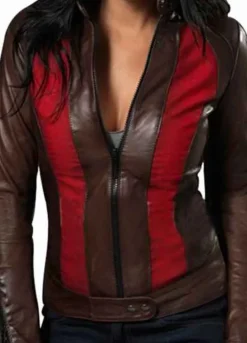 BLADE TRINITY (ABIGAIL WHISTLER) JESSICA BIEL LEATHER JACKET
