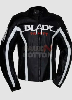 Blade Trinity Biker Leather Jacket