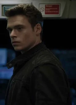 BODYGUARD (DAVID) RICHARD MADDEN BLACK COTTON JACKET