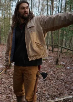 BRAVEN (JOE BRAVEN) JASON MOMOA LEATHER JACKET