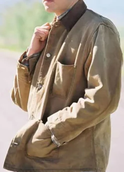 BROKEBACK MOUNTAIN (ENNIS DEL MAR) HEATH LEDGER BROWN COTTON JACKET
