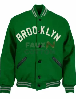 Brooklyn Dodgers 1937 Full Sleeves Varsity Green Jacket