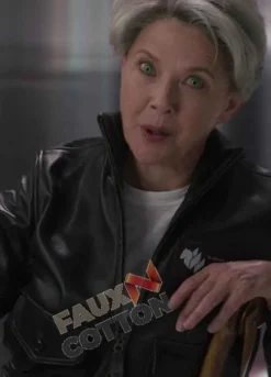 Captain Marvel (Wendy Lawson) Annette Bening Black Leather Jacket