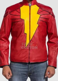Captain Marvel Zachary Levi Shazam Costume Jacket