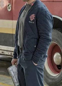Chicago Fire Jesse Spencer (Matthew Casey) Quilted Jacket