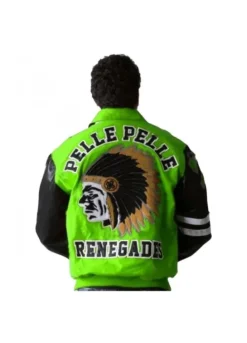 CHIEF KEEF GREEN PELLE PELLE RENEGADES JACKET