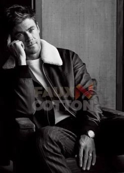 Chris Hemsworth Style Guide Fur Jacket