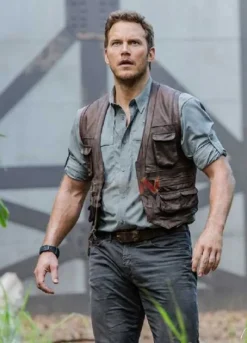 Chris Pratt Jurassic World Owen Biker Vest
