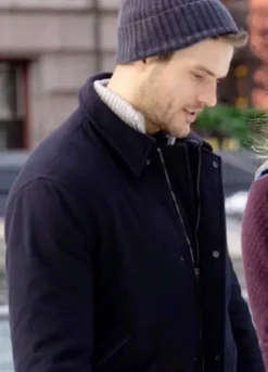 CHRISTMAS ON ICE (NOAH) RYAN COOPER BLACK COTTON JACKET