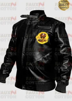 Cobra Kai Black Leather Jacket