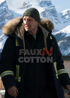 Cold Pursuit Liam Neeson Fur Jacket