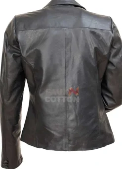 Comic Con Angelina Jolie Motorcycle Black Leather Jacket