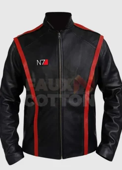 COMMANDER SHEPARD MASS EFFECT 3 LEATHER COSTUME JACKET