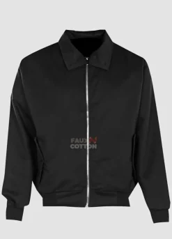 Cotton Harrington Black Mens Jacket