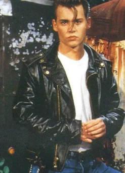 Cry-Baby Johnny Depp Motorcycle Leather Jacket