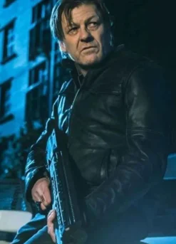 CURFEW SEAN BEAN BLACK MOTO JACKET