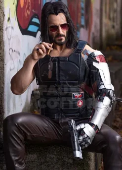 Cyberpunk 2077 Johnny Silverhand (Keanu Reeves) Costume Vest