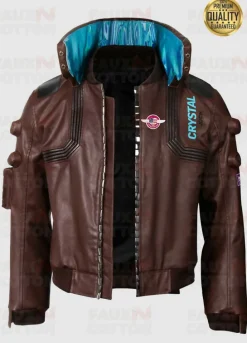 Cyberpunk 2077 Samurai Unisex Leather Jacket