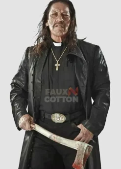 Danny Trejo Zombie Hunter Long Coat