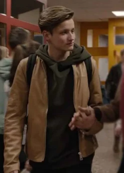 DARK (BARTOSZ TIEDEMANN) PAUL LUX  BROWN JACKET