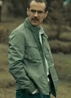 DARK DESIRE (ESTEBAN) ERIK HAYSER GREEN COTTON JACKET