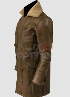 Dark Knight Rises Bane Brown Fur Coat