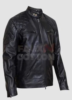 David Beckham Brazil Motorcycle Quilted Jacket
