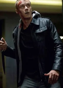 DAYBREAKERS (FRANKIE DALTON) MICHAEL DORMAN BLACK JACKET