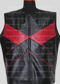 DEADPOOL 2 COLOSSUS (STEFAN KAPICIC) BLACK LEATHER VEST