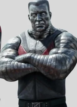 DEADPOOL 2 COLOSSUS (STEFAN KAPICIC) BLACK LEATHER VEST