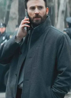 DEFENDING JACOB (CHRIS EVANS) ANDY BARBER WOOL COAT