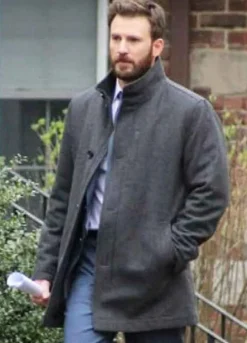 DEFENDING JACOB (CHRIS EVANS) ANDY BARBER WOOL COAT