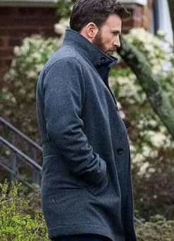 DEFENDING JACOB (CHRIS EVANS) ANDY BARBER WOOL COAT