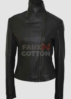 Defiance Julie Benz Black Leather Jacket