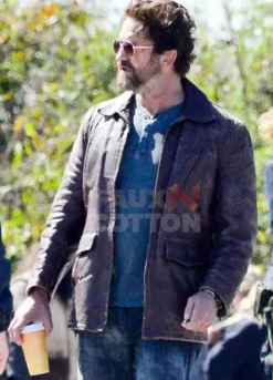 Den Of Thieves Gerard Butler Leather Jacket