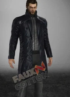 Deus Ex: Human Revolution Elias Toufexis (Adam Jensen) Leather Coat