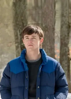 Dexter New Blood Harrison Morgan (Jack Alcott) Puffer Blue Jacket