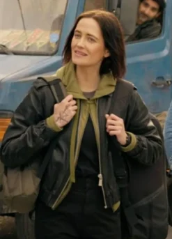 Dirty Angels Eva Green Leather Jacket