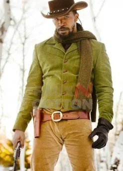 Django Unchained Jamie Foxx Green Jacket