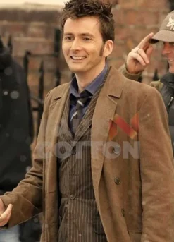 Doctor Who David Tennant Brown Coat