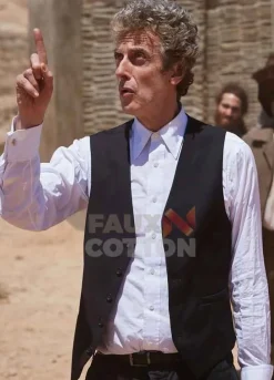 Doctor Who Peter Capaldi Black Cotton Vest