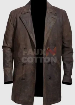 Doctor Who (War Doctor) John Hurt Brown Leather Coat