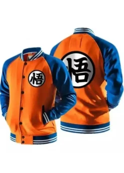 DRAGON BALL Z GOKU BASEBALL BOMBER JACKET