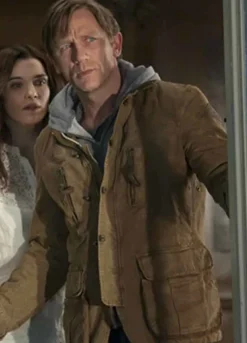 DREAM HOUSE (WILL ATENTON) DANIEL CRAIG BROWN COTTON JACKET