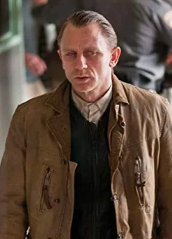 DREAM HOUSE (WILL ATENTON) DANIEL CRAIG BROWN COTTON JACKET